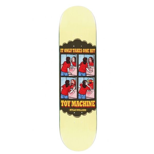 Sk8 Deska Toy Machine Willard One Hit - Žlutá - 8.0