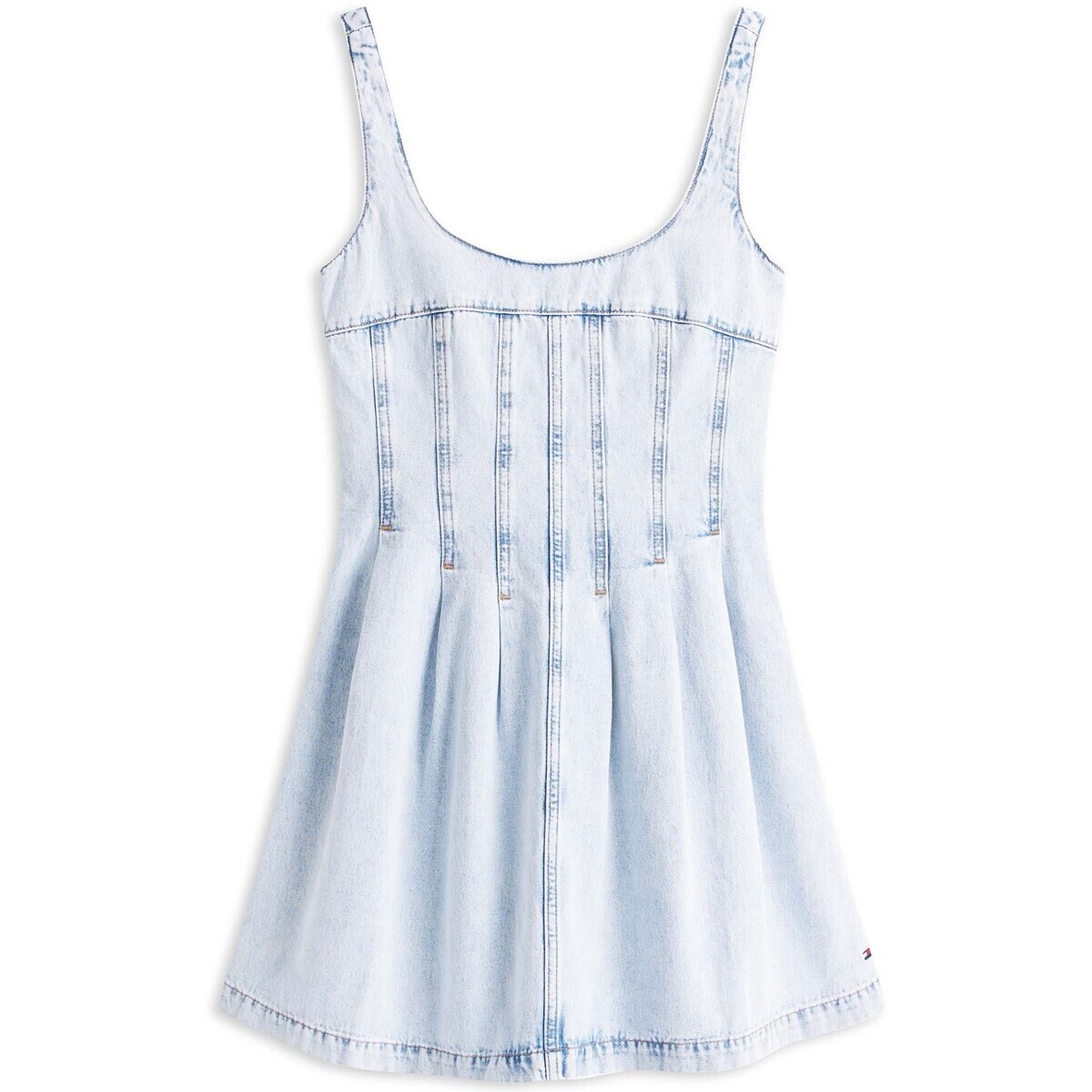 Tommy Jeans  Pleat Seam Denim Dre  Tmavě modrá