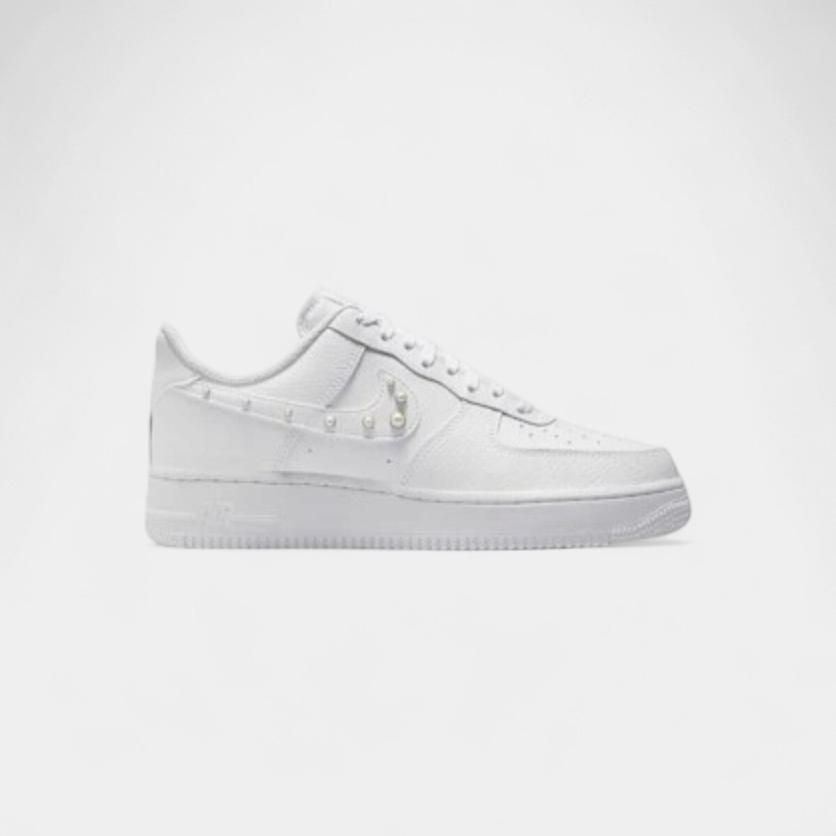 Nike  Air Force 1 Low '07 White Pearl Swoosh (Women's)  Bílá
