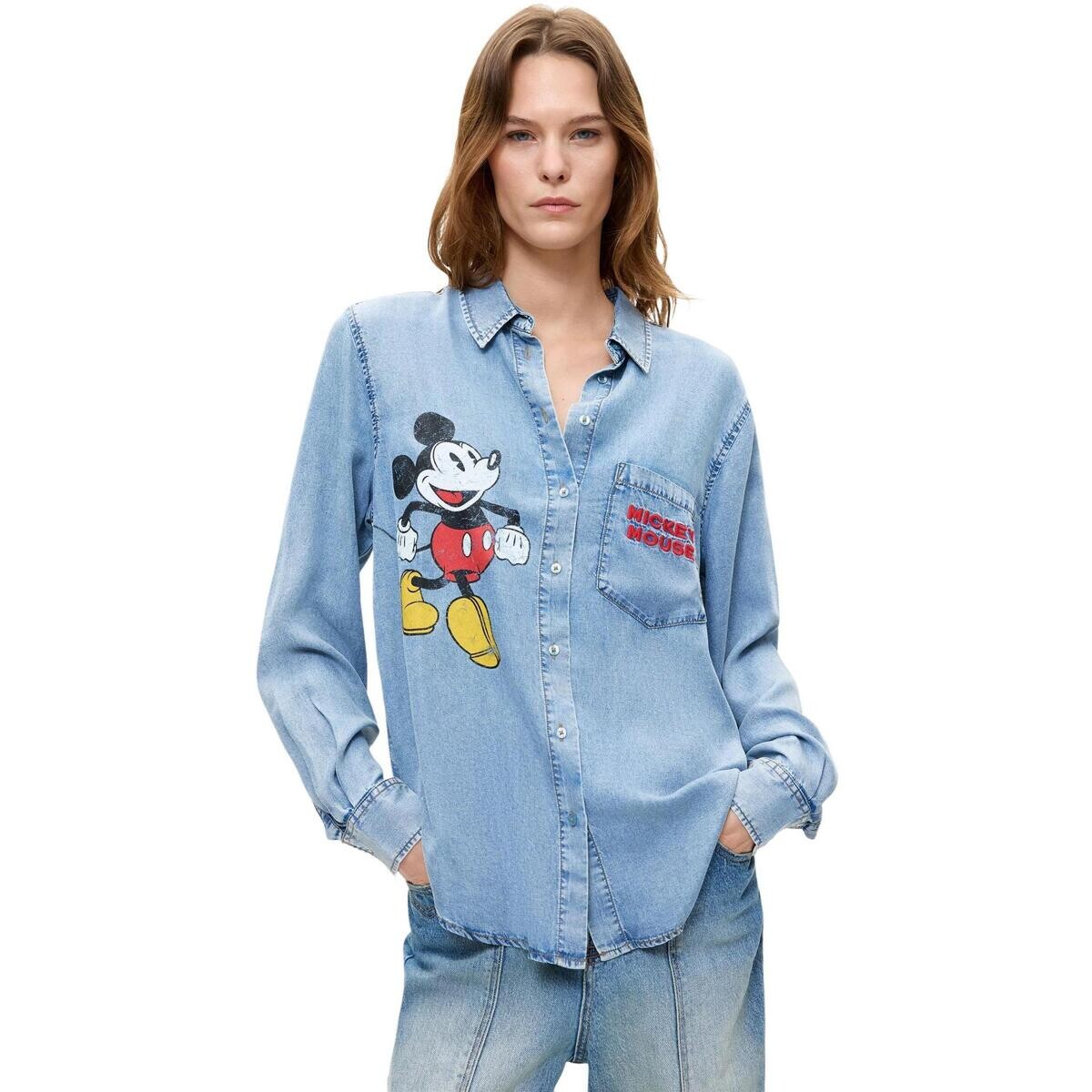 Desigual CAM_MICKEY 26WWCW09 Modrá