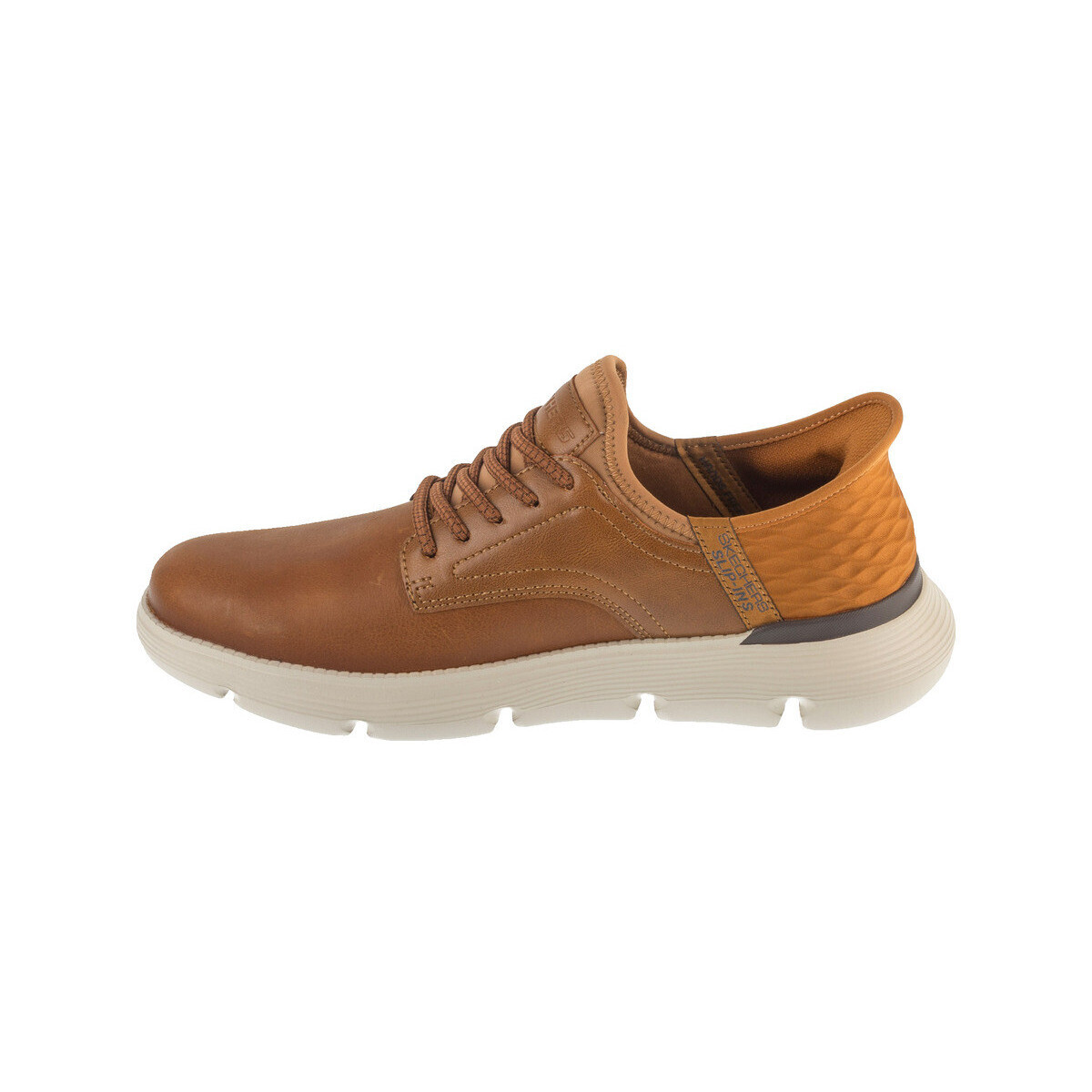 Skechers  Chaussures slip-ons  garza - gervin cuir  Hnědá