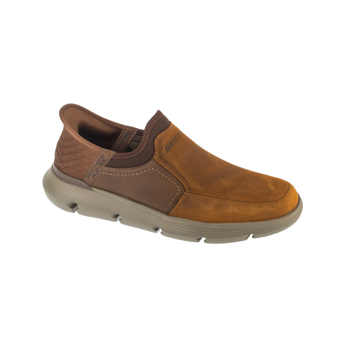 Skechers  Mocassins  garza cuir  Hnědá