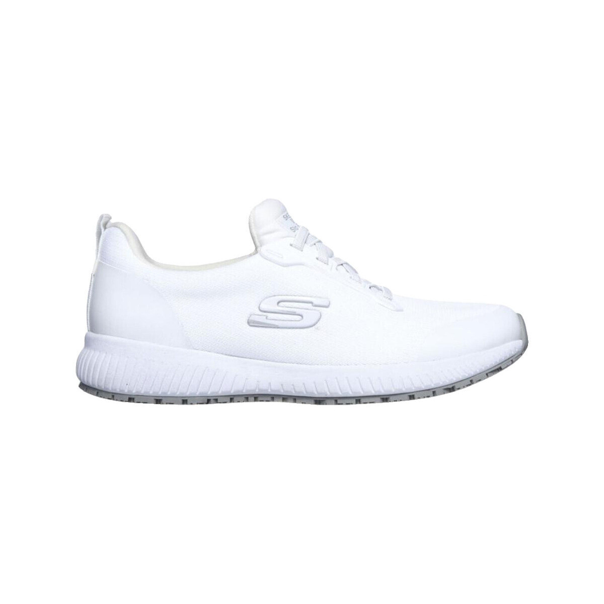 Skechers  Baskets  squad sr en maille  Bílá