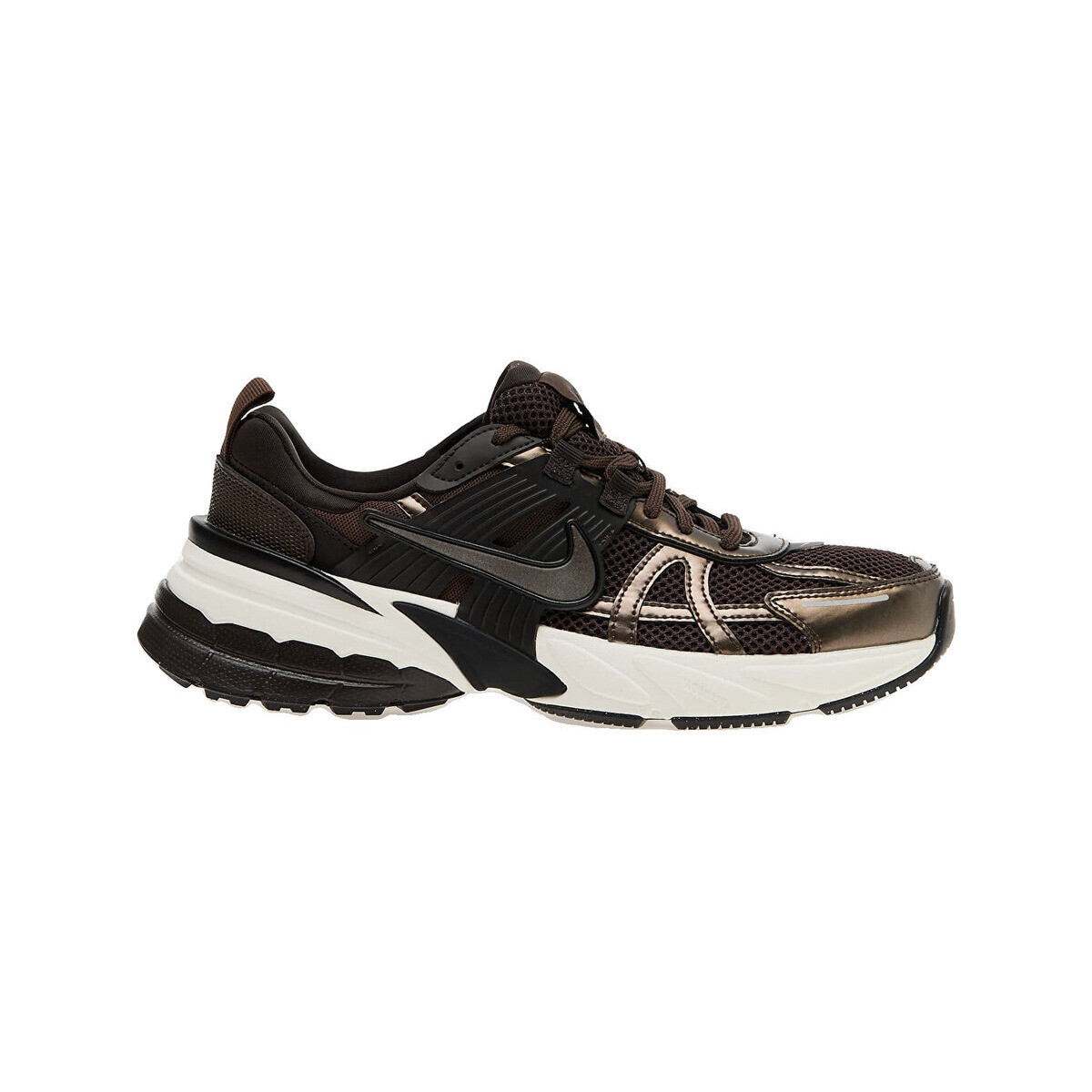 Nike  Baskets  v2k run marron/white/black  Hnědá