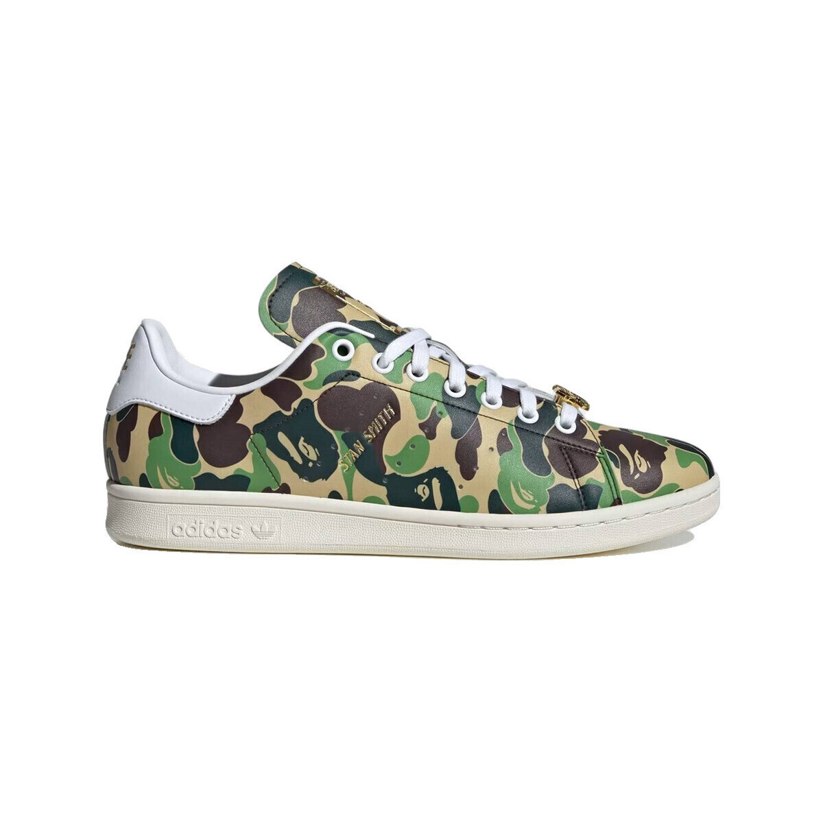 adidas  Baskets  stan smith bape camo cuir  Hnědá