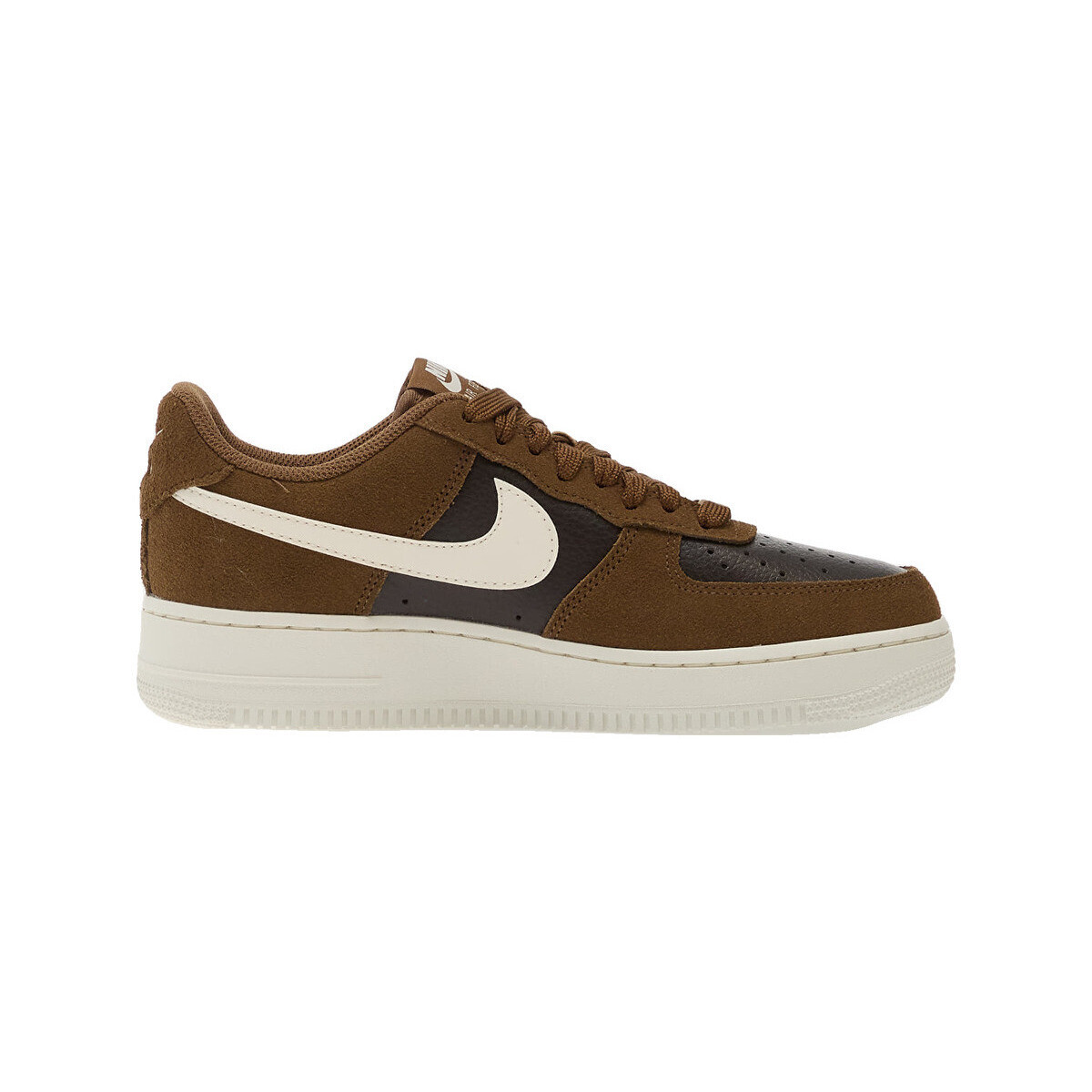 Nike  Baskets  air force 1 07 cuir  Hnědá