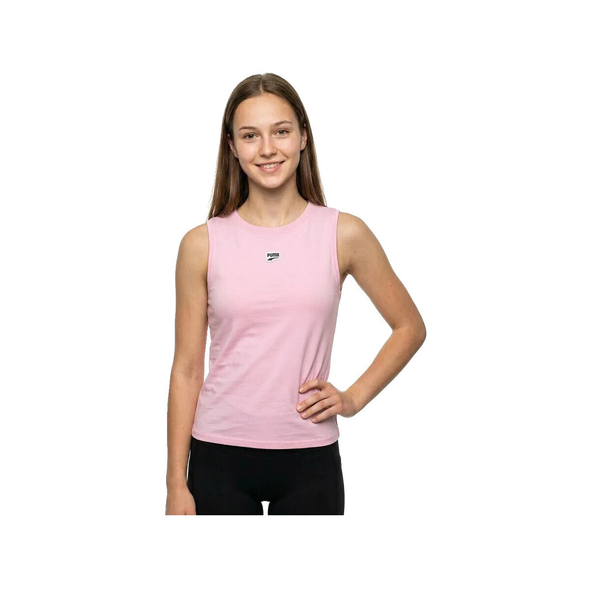 Puma  T-shirt  Downtown 66% coton  Růžová