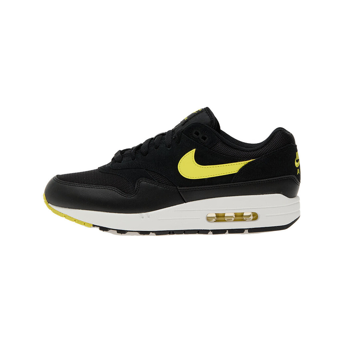 Nike  Baskets  air max 1 essential batman noir/jaune  Černá
