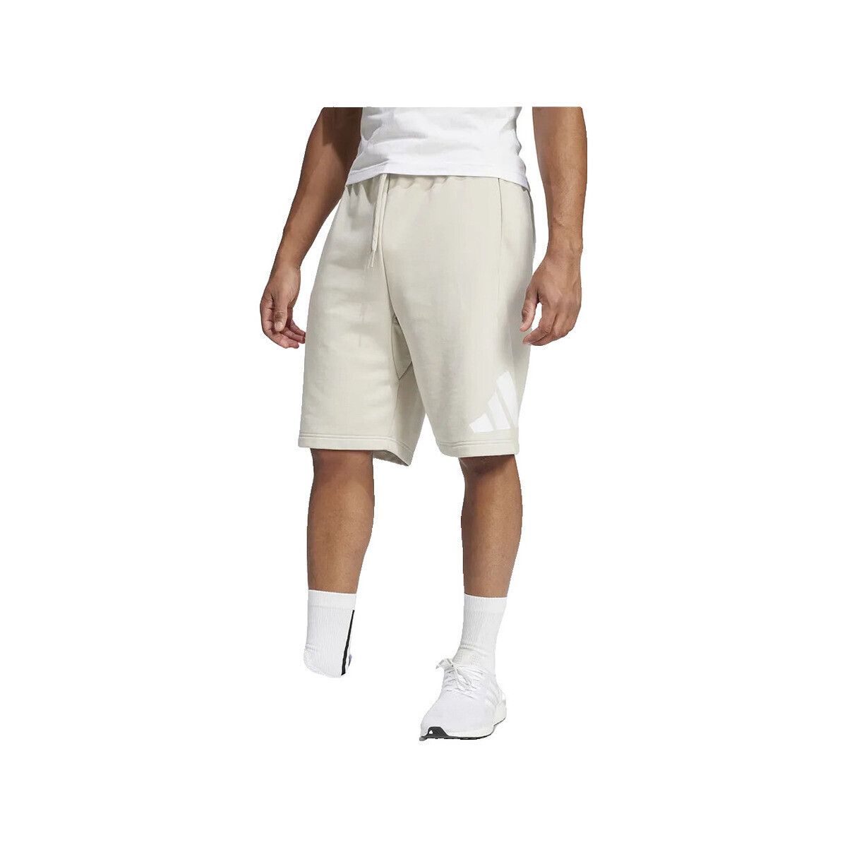 adidas  Short  Essentials Big Logo en French Terry beige  Béžová