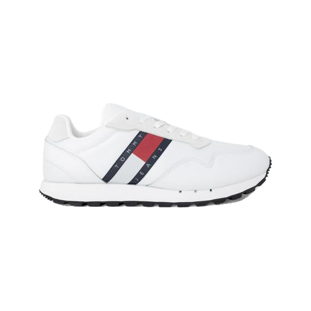 Tommy Hilfiger  Baskets  Retro Leather Tjm Es polyester recyclé  Bílá