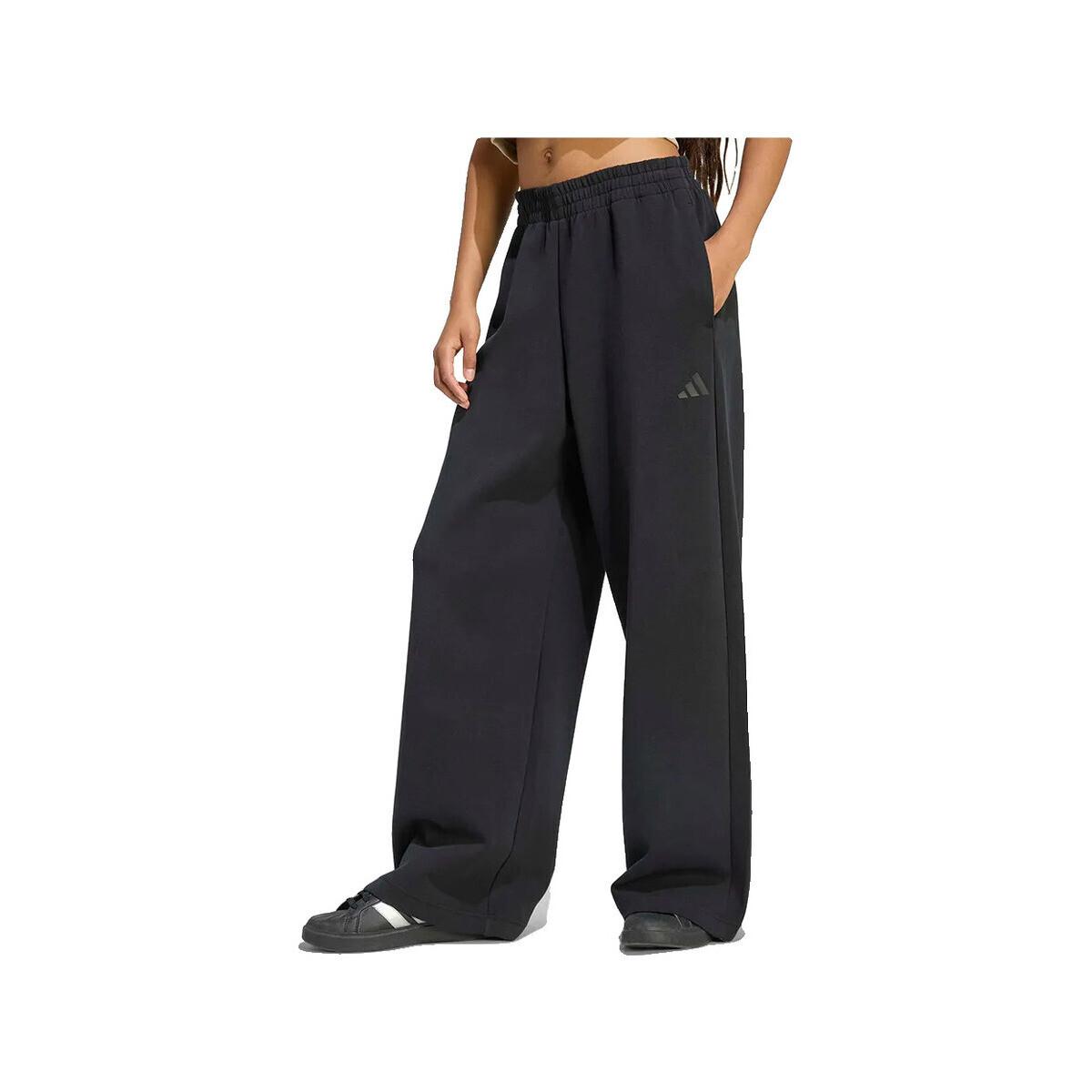 adidas  Pantalons  Soft Lux Jambe Droite 51% Recyclé  Černá