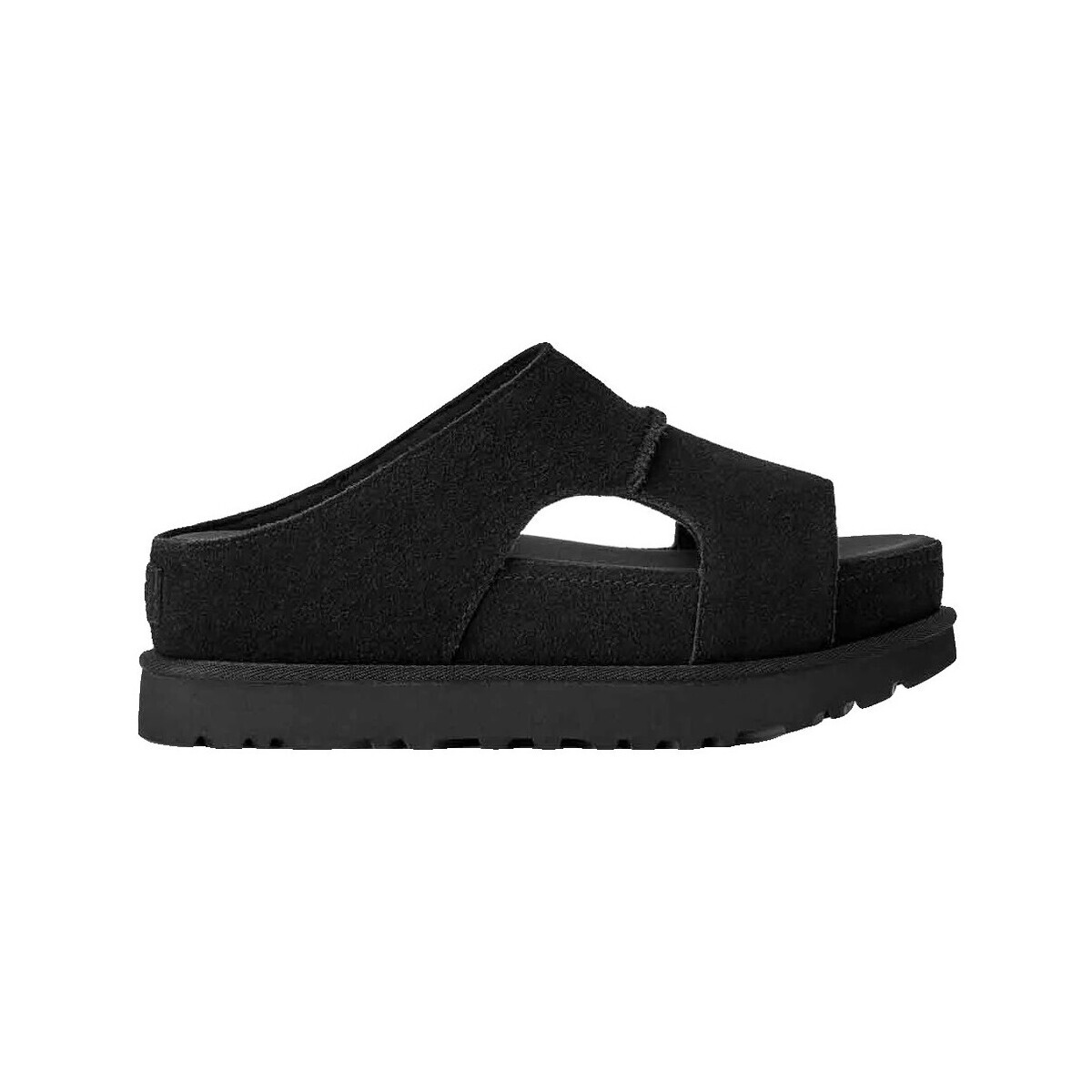 UGG  Sandales  Goldenstar Hi Cutout daim  Černá