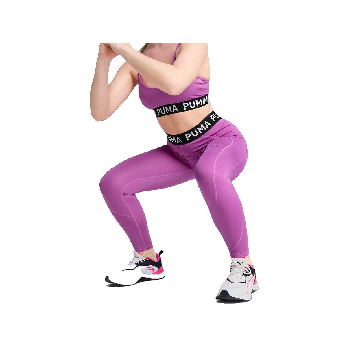 Puma  Leggings  Strong Tight tissu évacuant l'humidité  Fialová