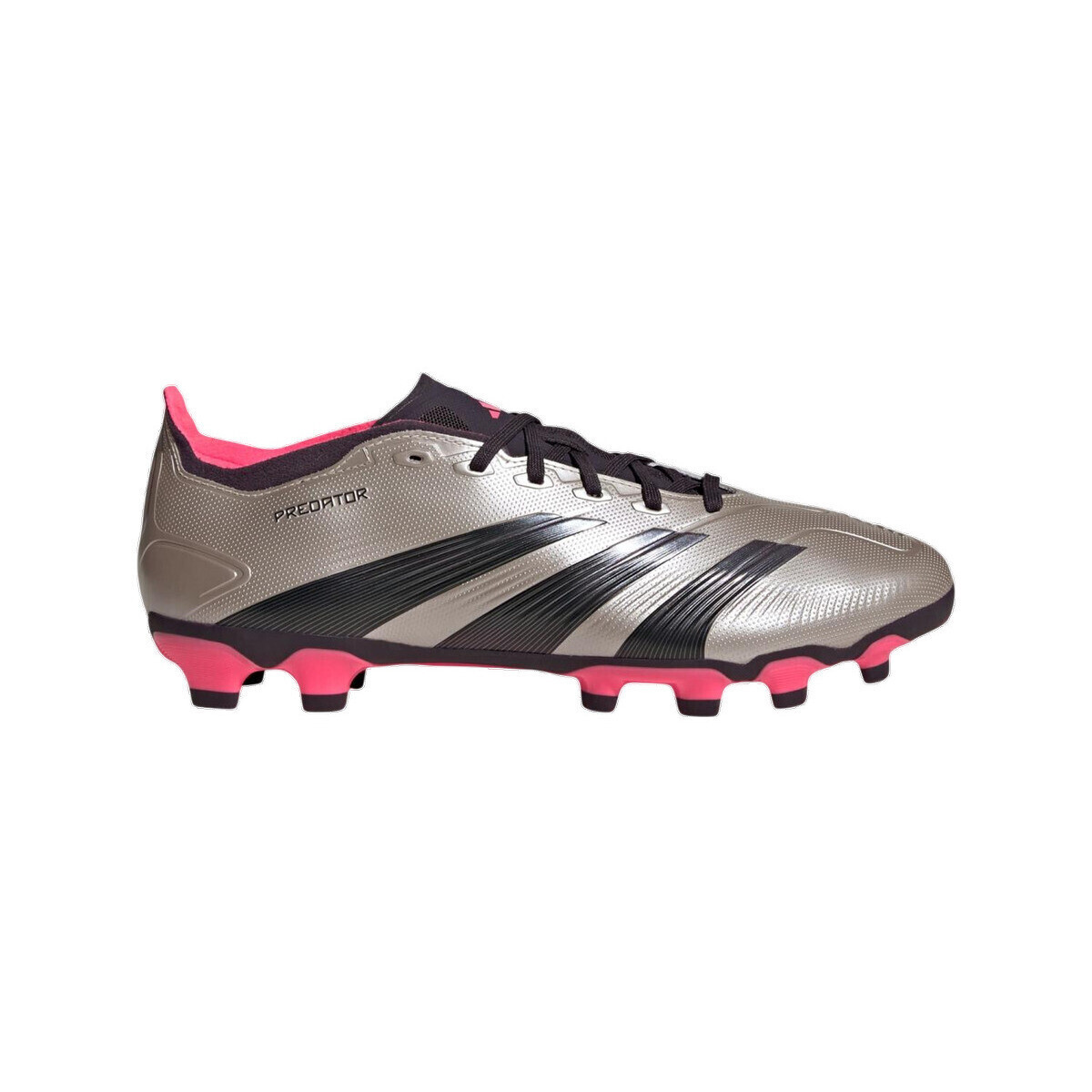 adidas  Bottines  Predator League MG 3D texture  Stříbrná
