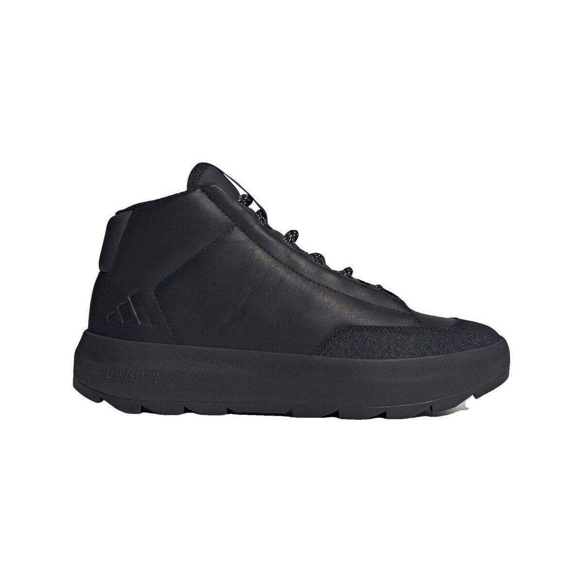 adidas  Baskets  acesmash mid wtr cuir  Černá