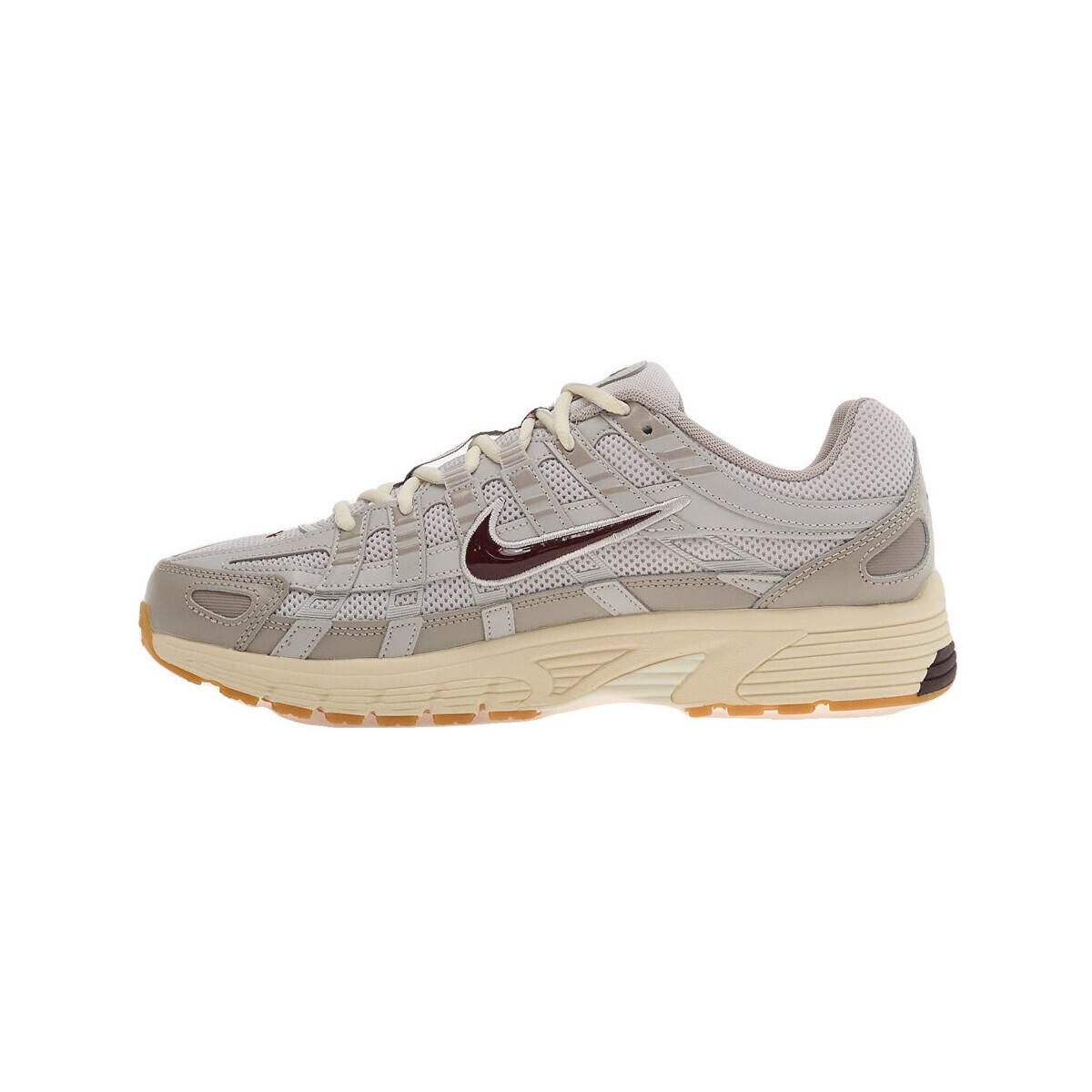 Nike  Baskets  p-6000 gris collège/bourgogne écrasé  Šedá