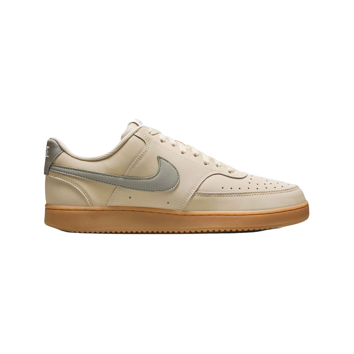 Nike  Baskets  court vision low premium synthétique et textile  Hnědá
