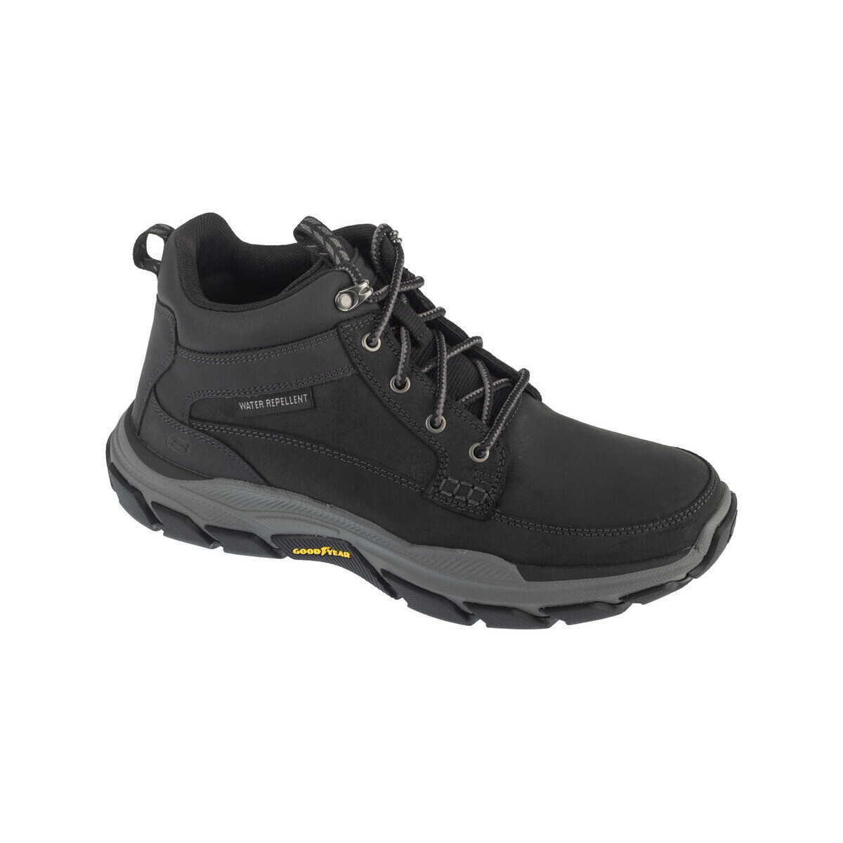 Skechers  Bottines  boswell cuir  Černá