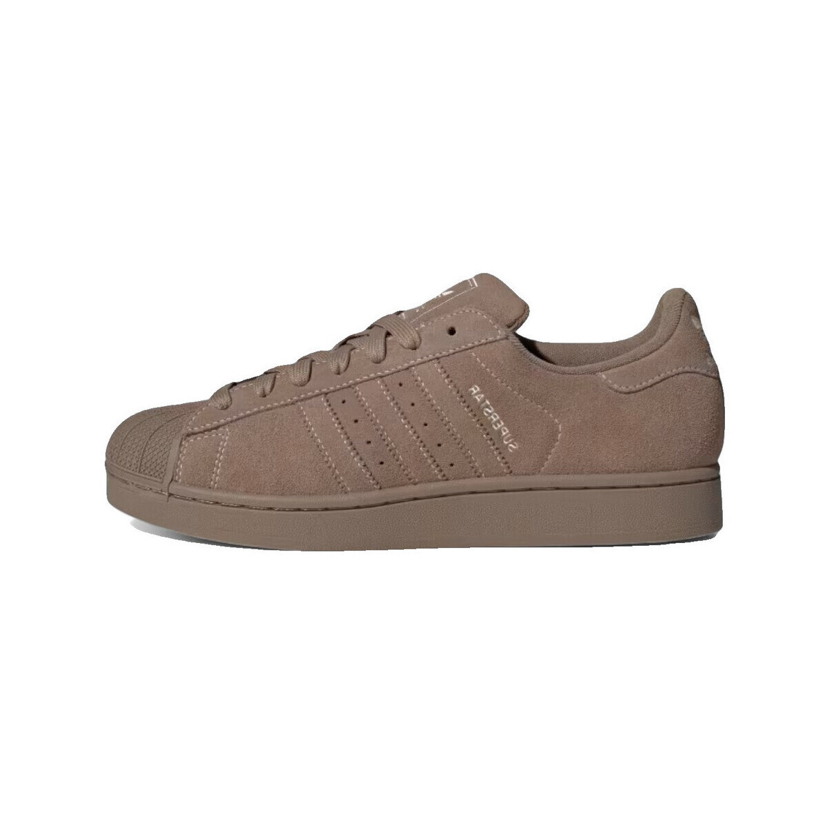 adidas  Baskets  superstar ii daim  Hnědá