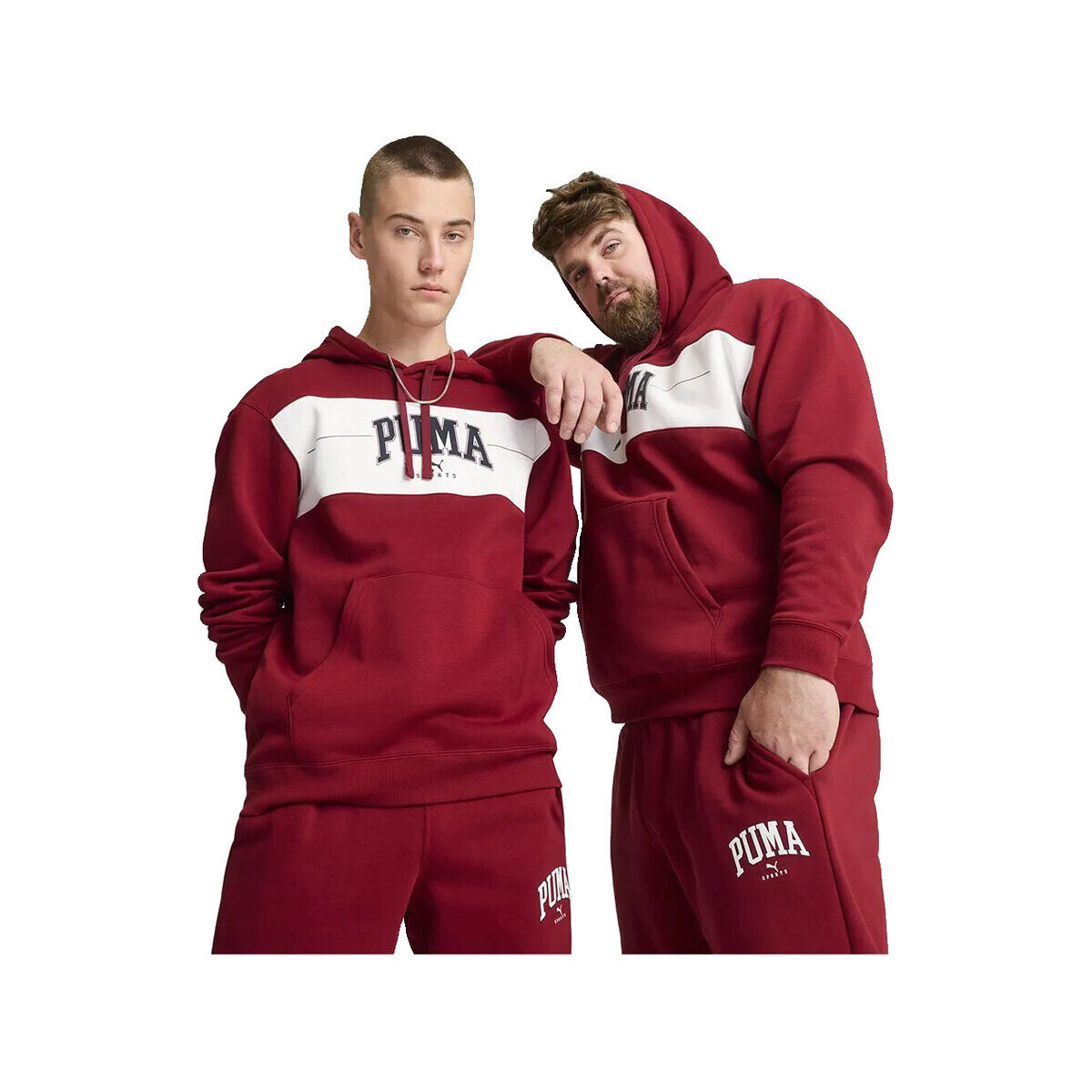 Puma  Sweat à capuche  Vêtements de sport rouge  Červená