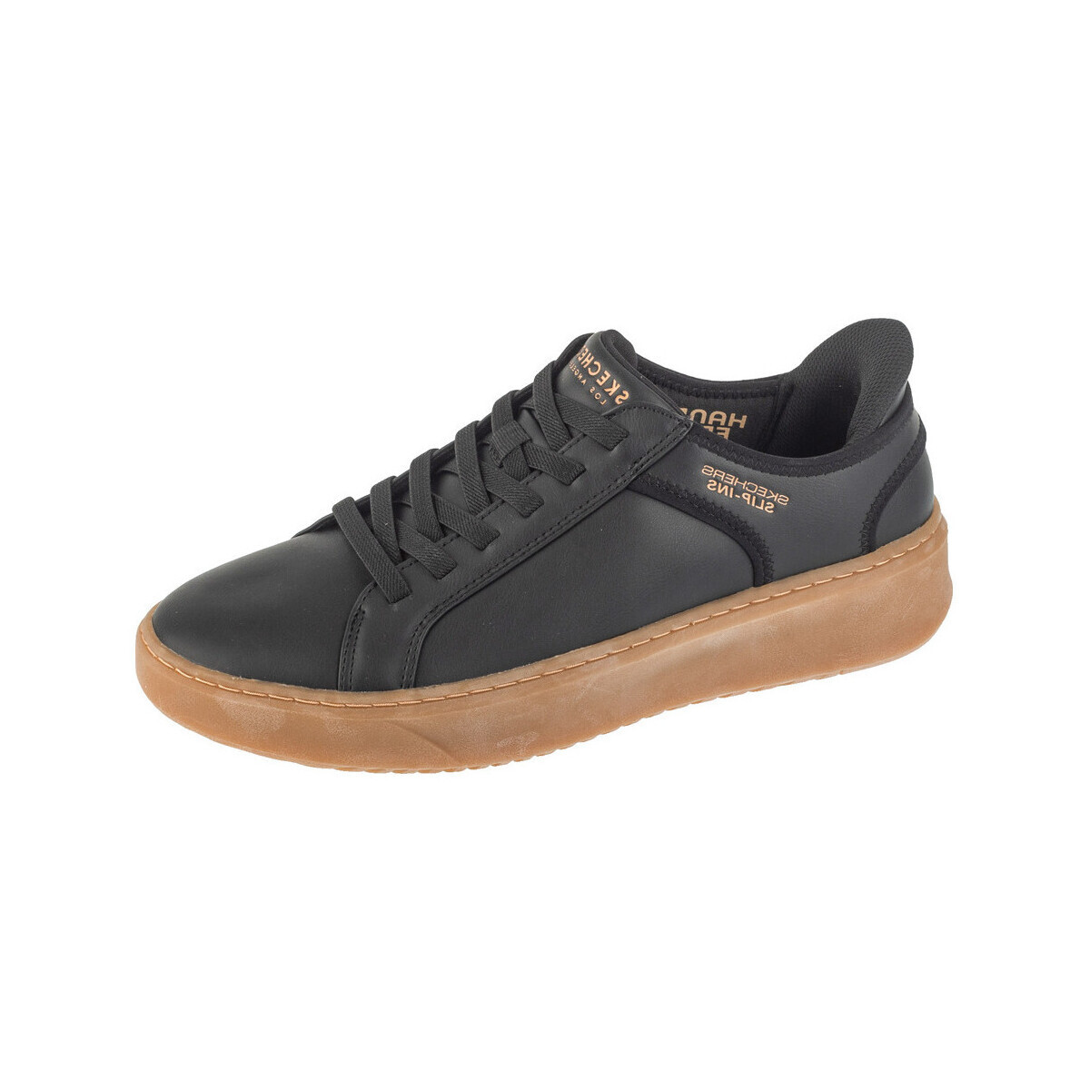 Skechers  Baskets  court break matériau synthétique  Černá