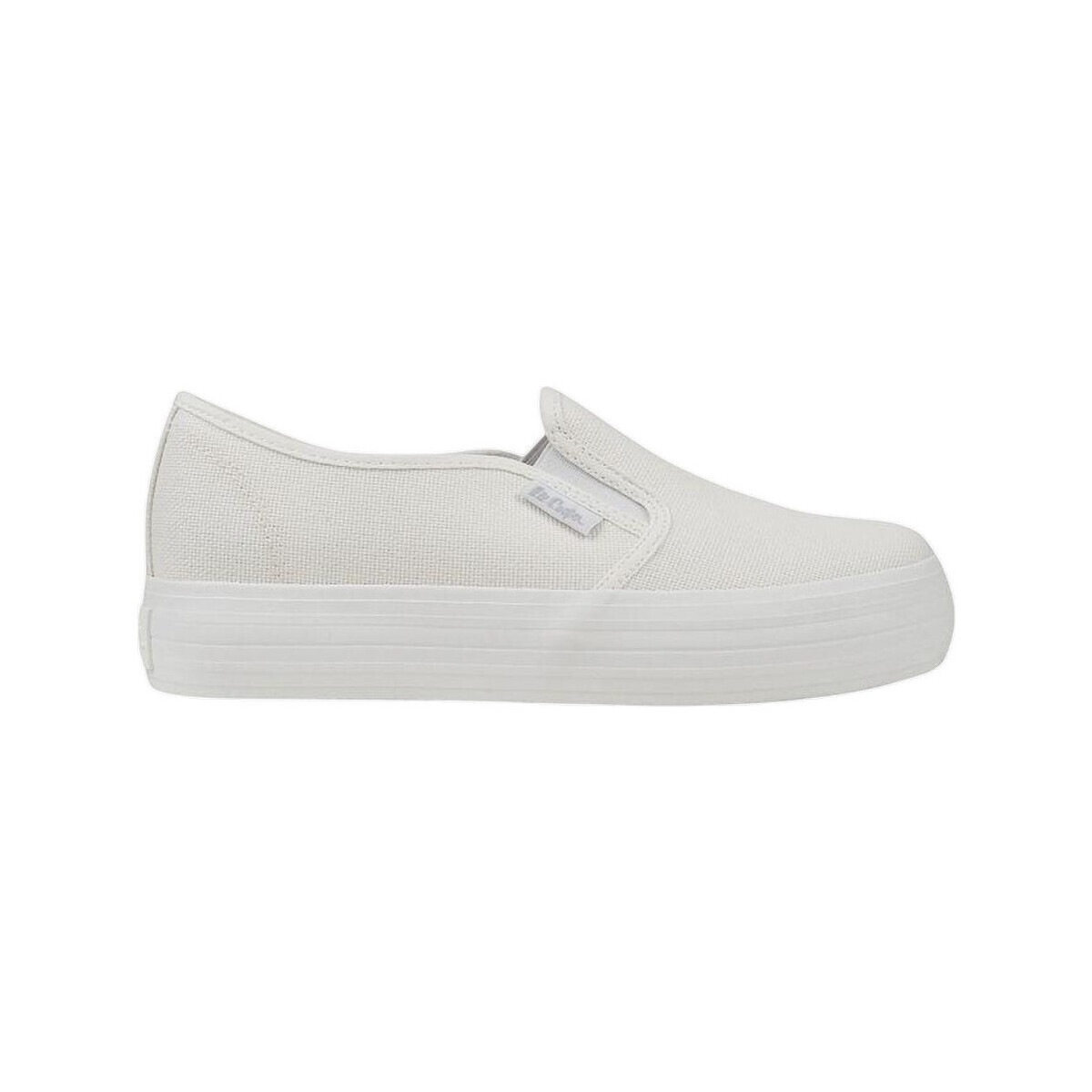 Lee Cooper  Chaussures à enfiler  LCW-25-02 matériau textile  Bílá