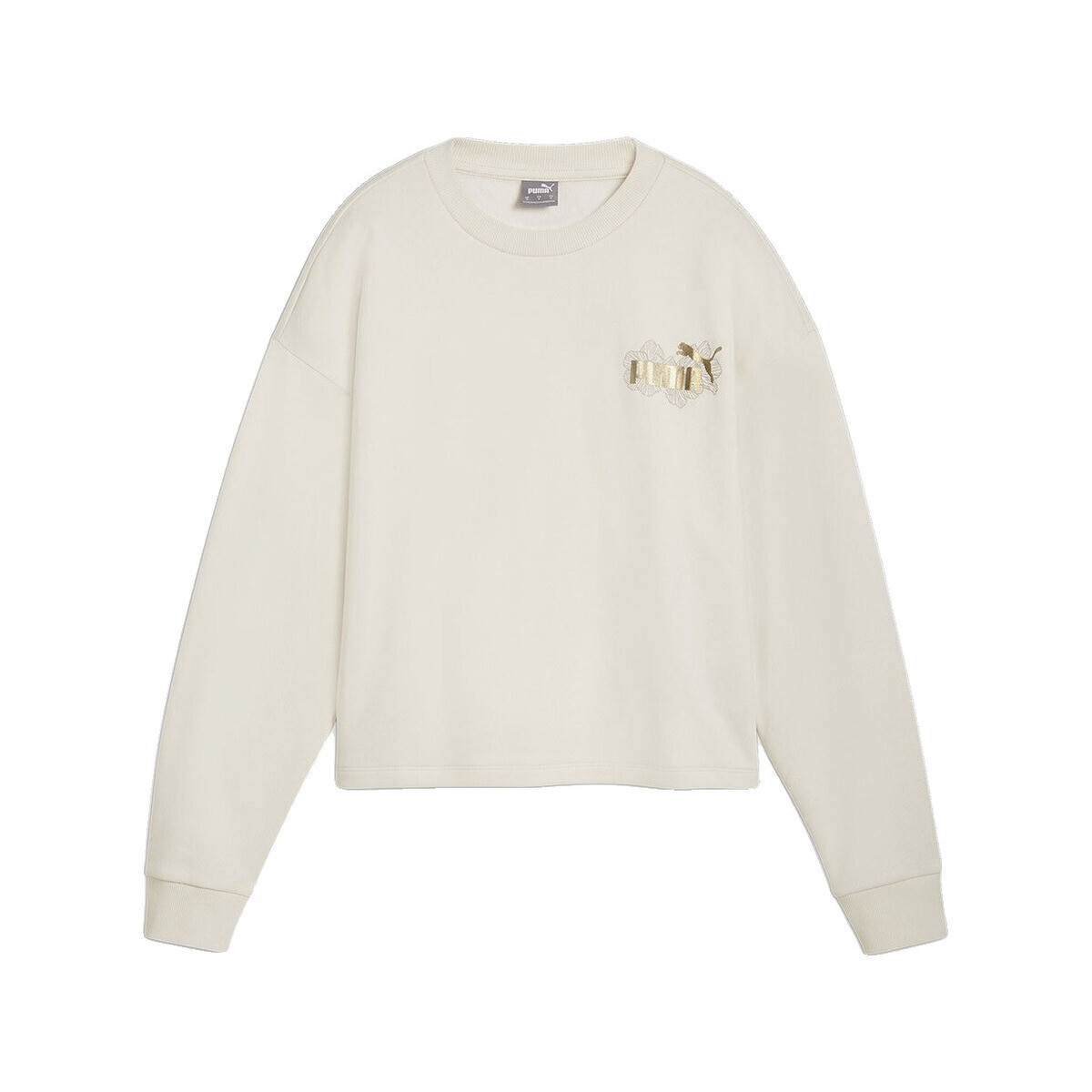 Puma  Sweatshirt  ESS+ Class Act beige 68% coton  Béžová