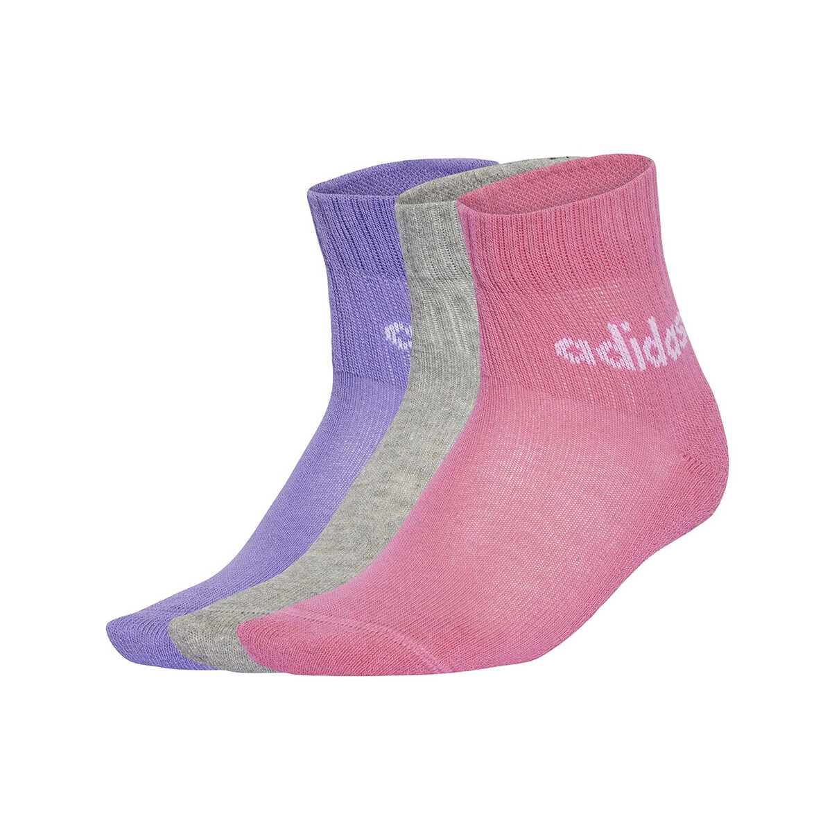 adidas  Chaussettes  linear multicolore pour enfants  ruznobarevne