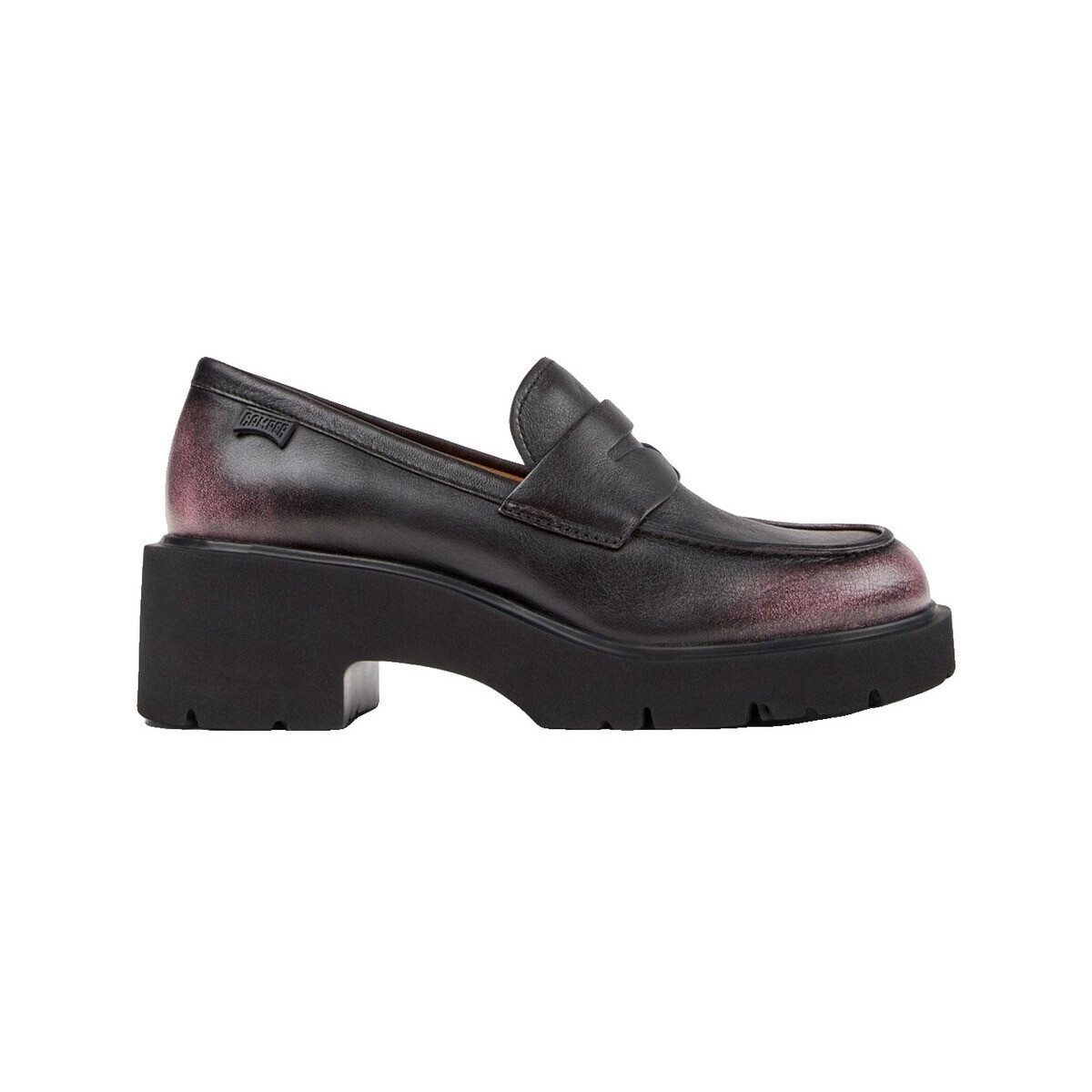Camper  Mocassins  Milah cuir de vachette  Černá