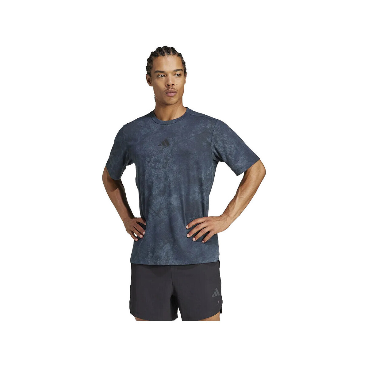 adidas  T-shirt  Power Graphic Manches Courtes bleu  Modrá