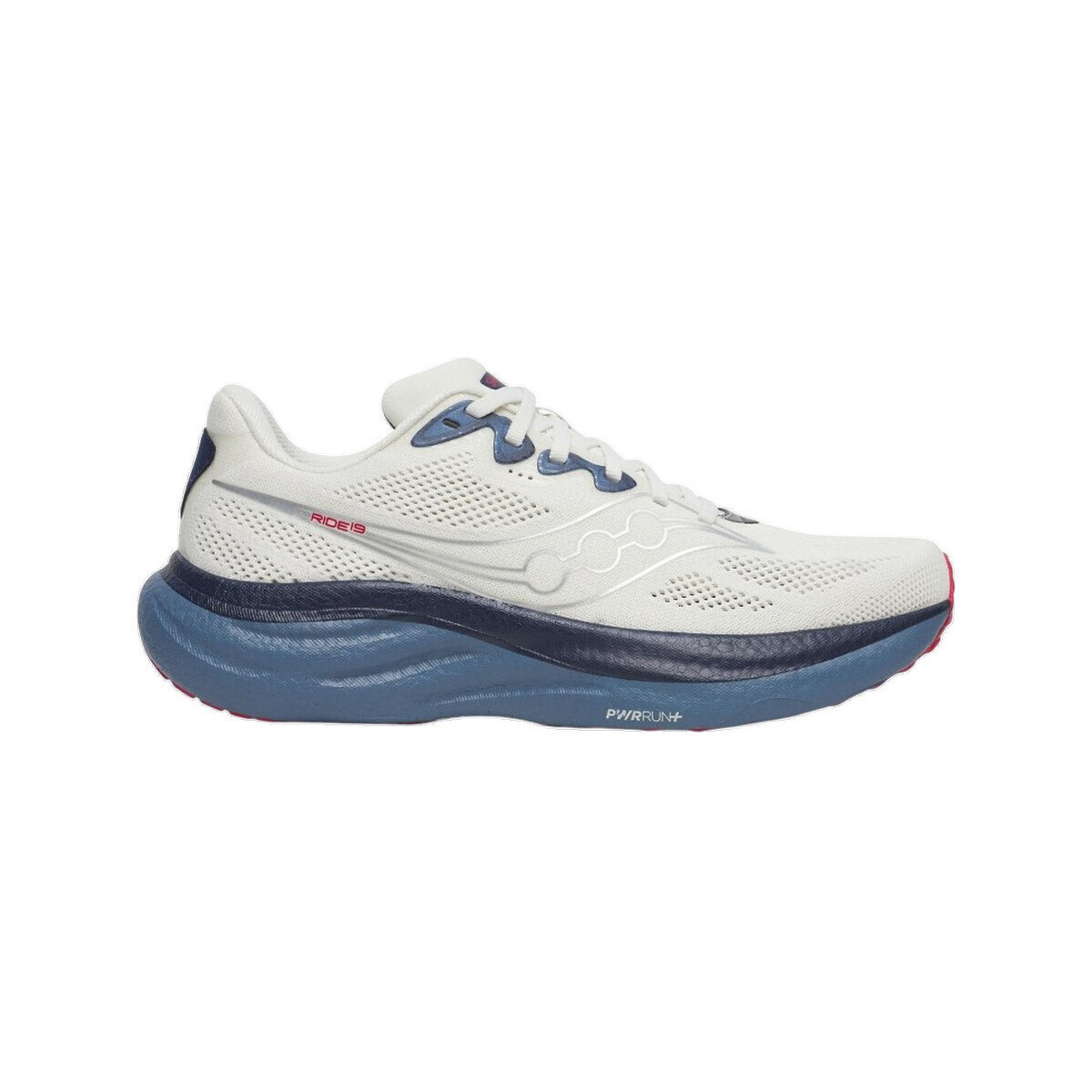 Saucony  Chaussures de running  Ride 19 mousse PWRRUN+  Bílá
