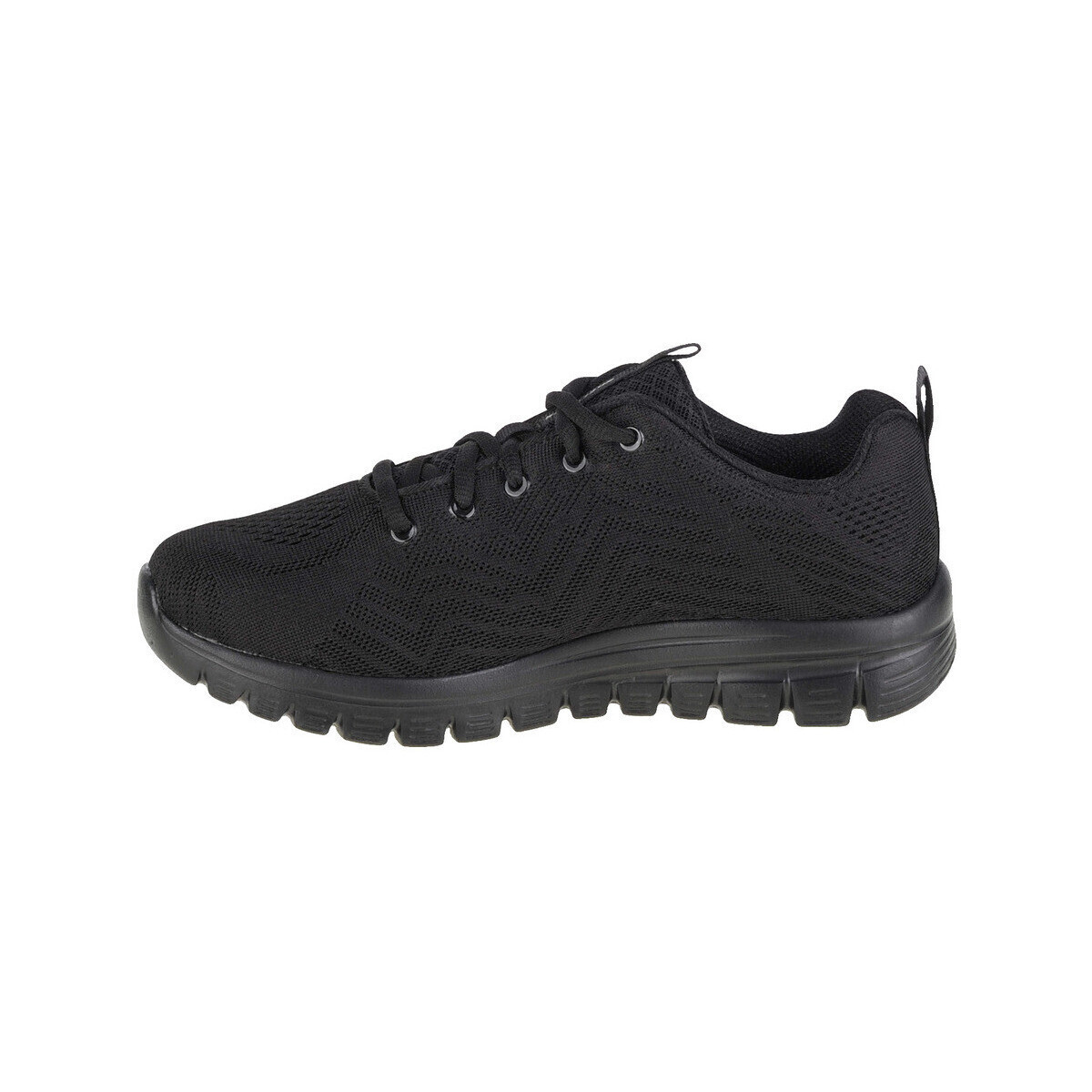Skechers  Baskets  graceful-get connected cuir  Černá