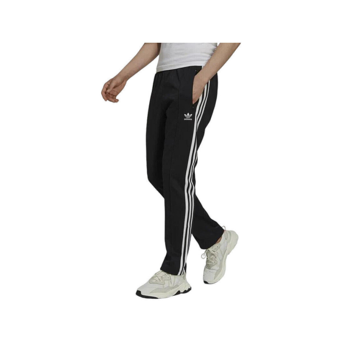 adidas  Pantalons de survêtement  Beckenbauer coton  Černá