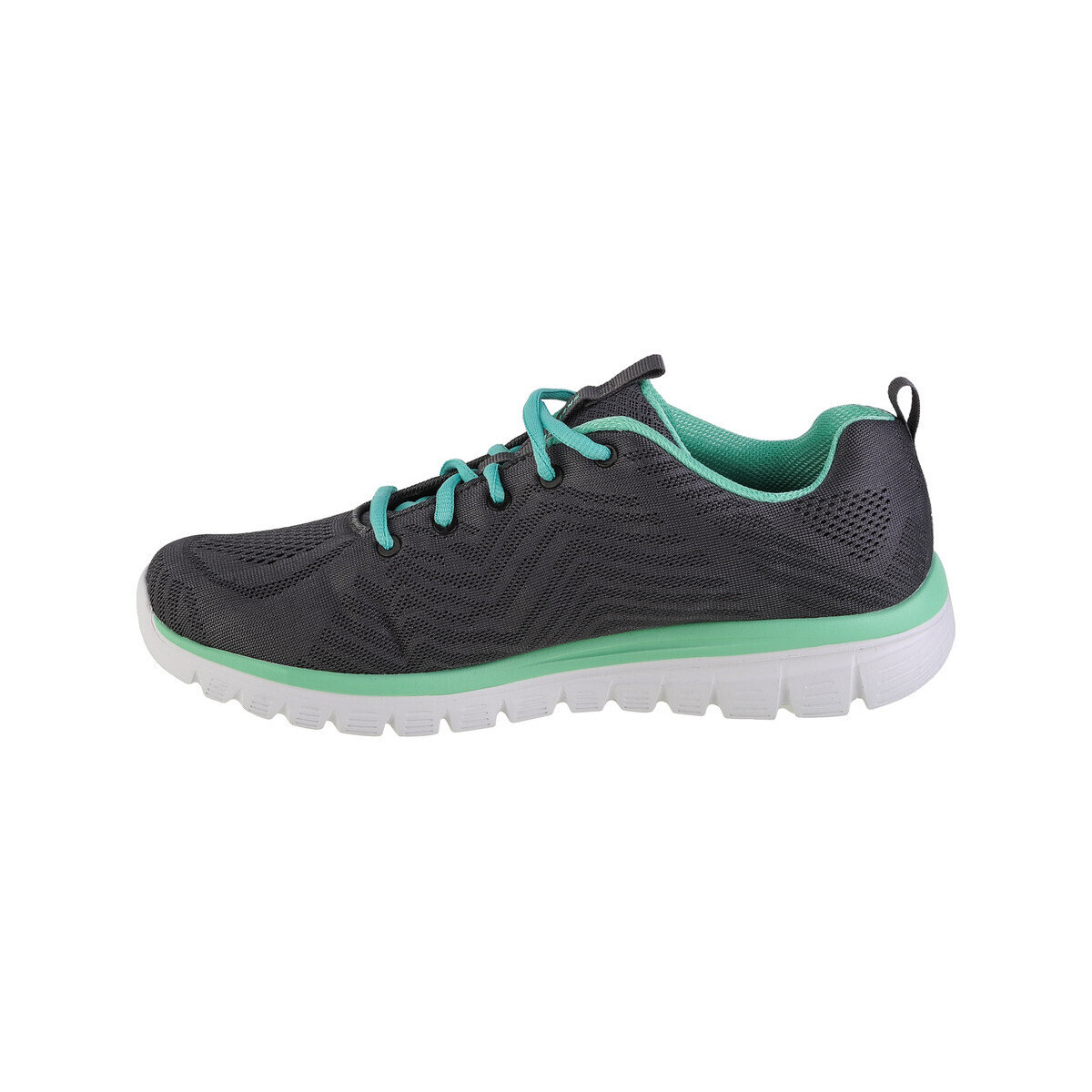 Skechers  Baskets  graceful get connected maille respirante  Šedá