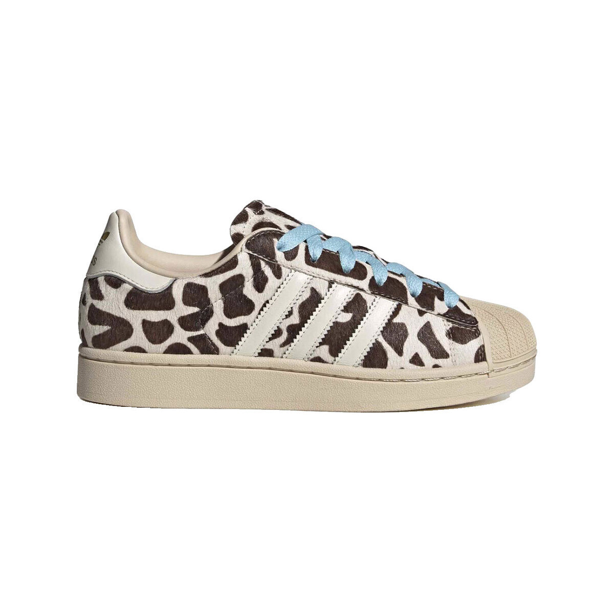 adidas  Baskets  superstar ii cuir  Hnědá