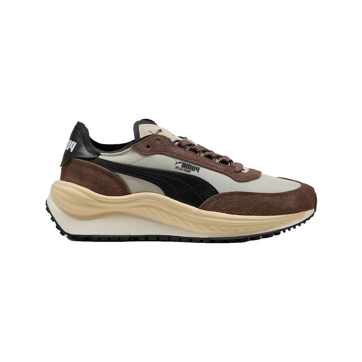 Puma  Baskets  rider elite hiver textile  Hnědá