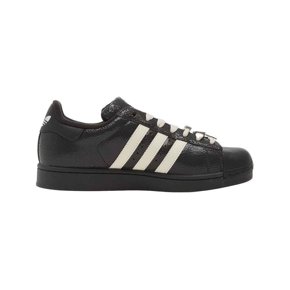 adidas  Baskets  superstar ii w carbon/off white/silver metallic  Šedá