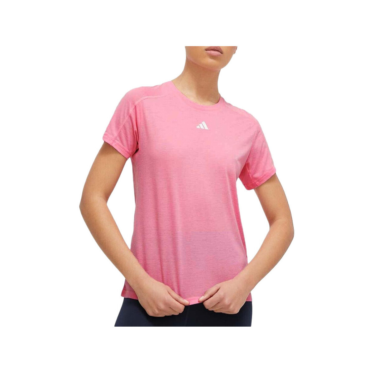 adidas  T-Shirt  We Crew AEROREADY polyester  Růžová