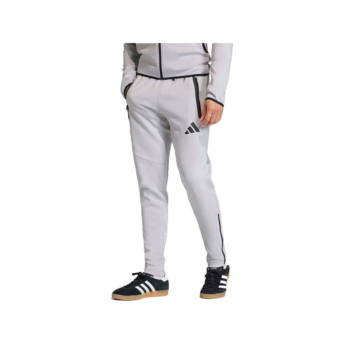 adidas  Pantalons de survêtement  Tiro Travel gris  Šedá