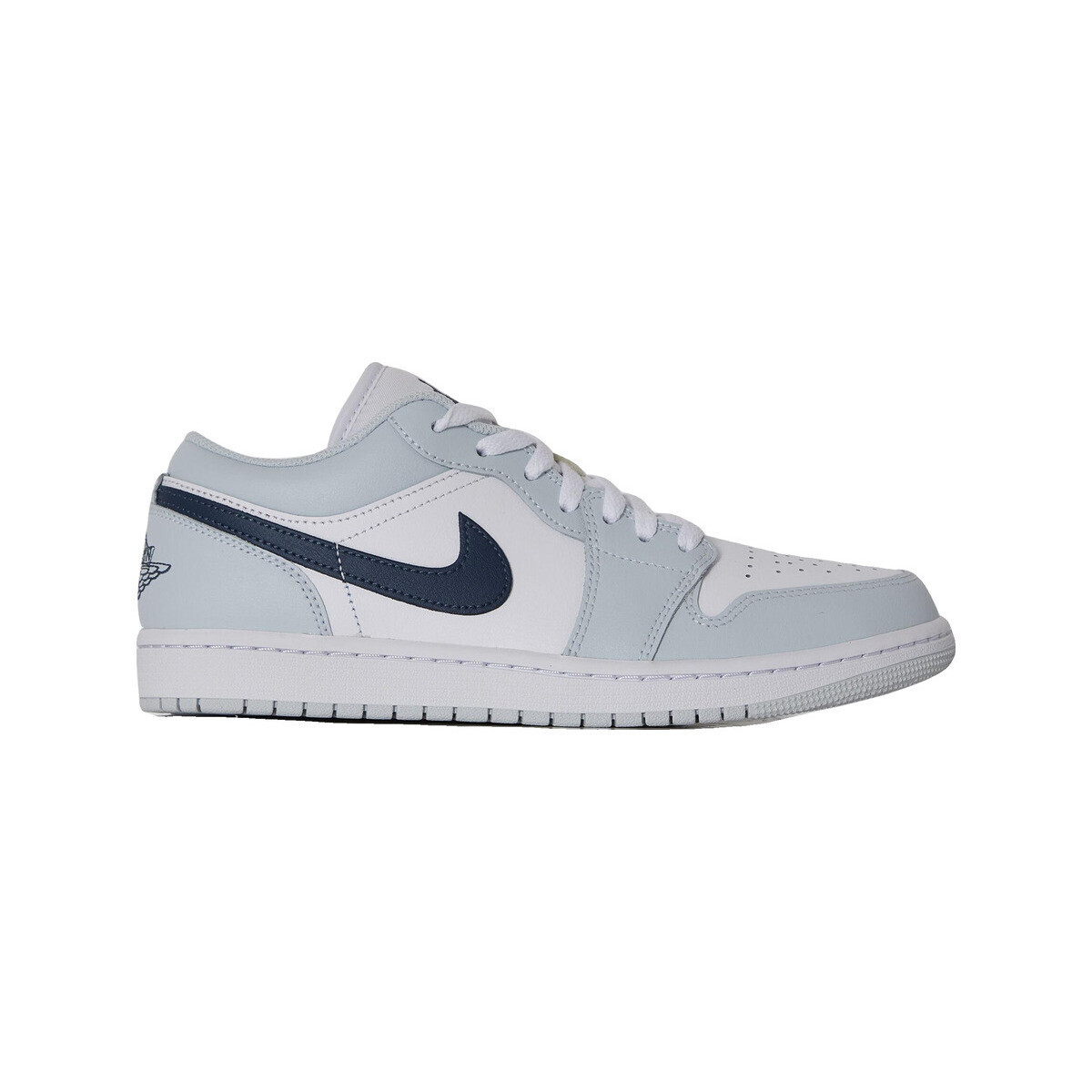Nike  Baskets  Air Jordan 1 Low cuir lisse  Bílá