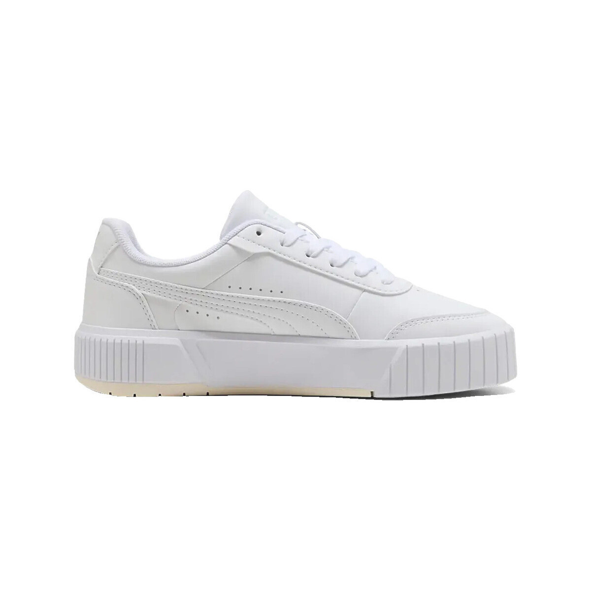 Puma  Baskets  Carina Mia Topcat cuir synthétique  Bílá