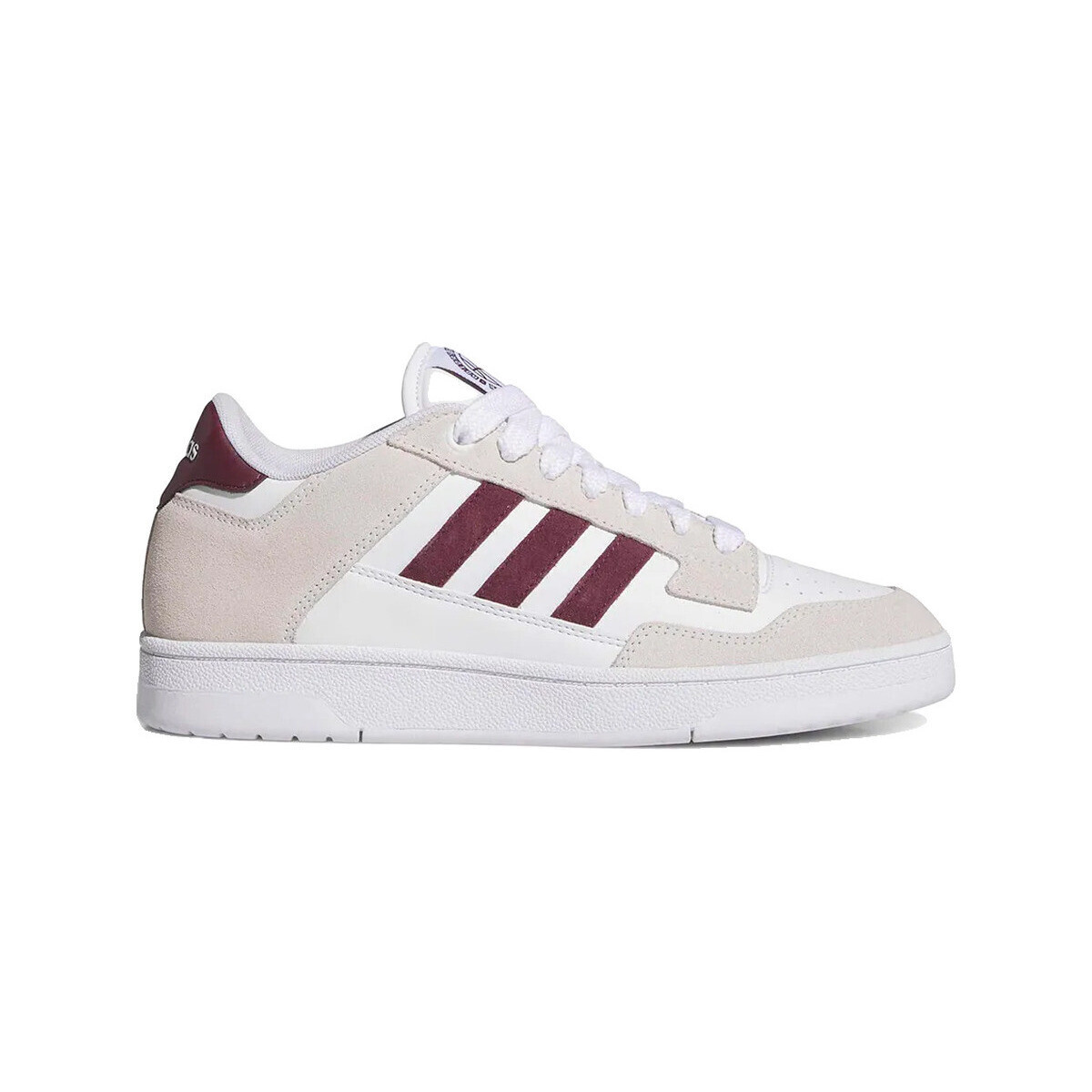 adidas  Baskets  Rapid Court cuir synthétique et daim  Bílá