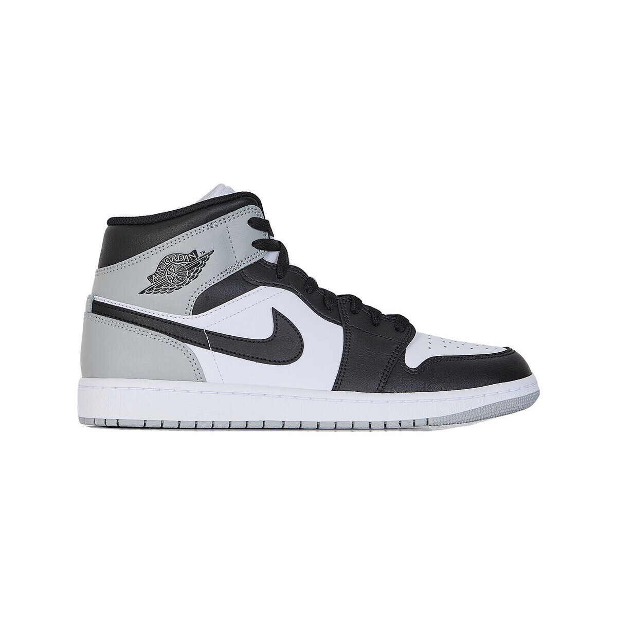 Nike  Baskets  jordan 1 mid barons blanc/gris  Šedá