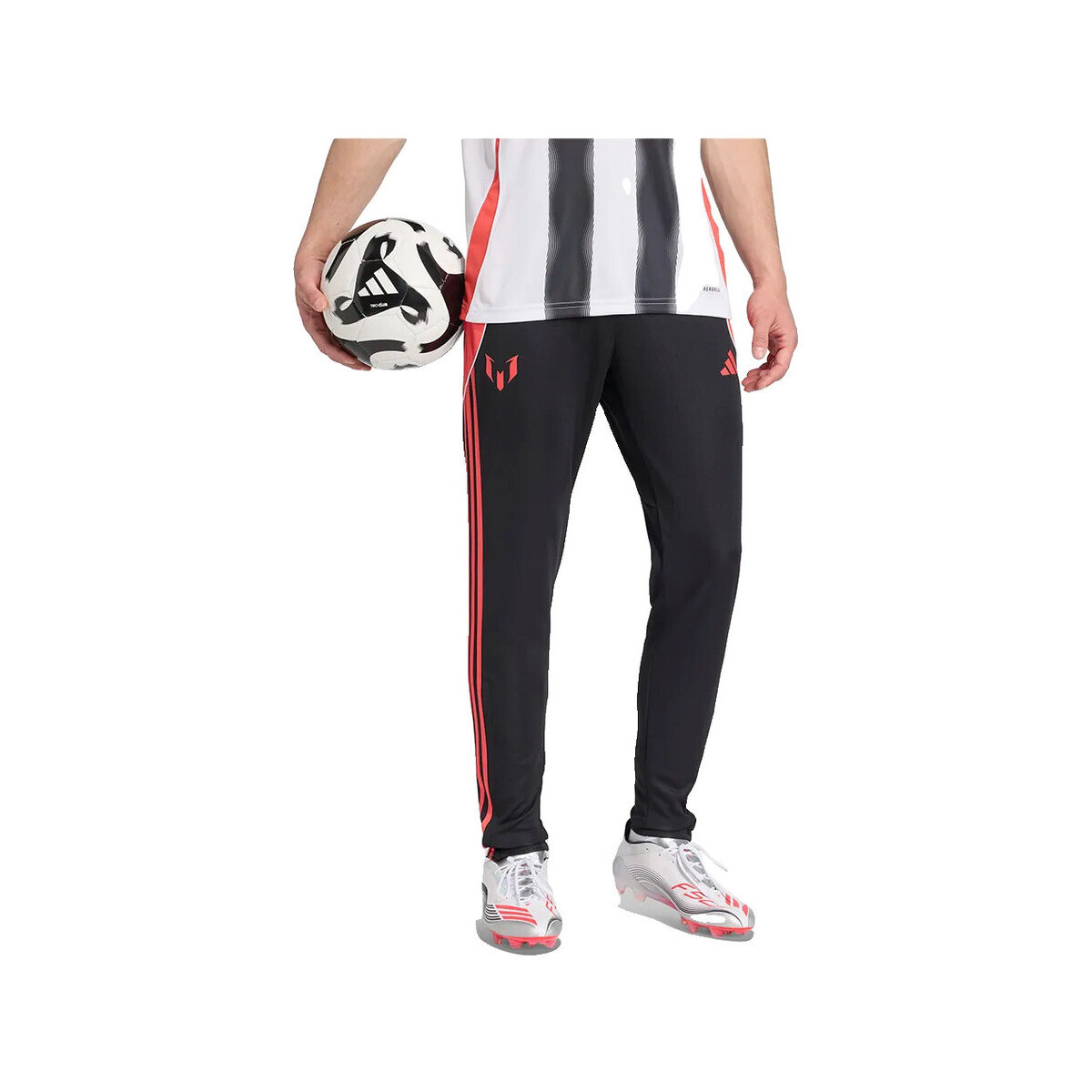 adidas  Pantalons  Messi noir entraînement  Černá