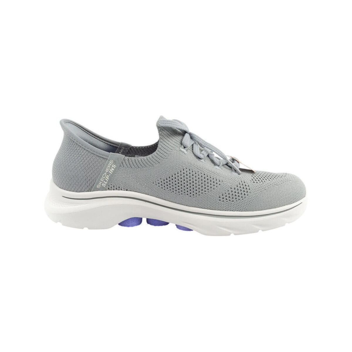 Skechers  Baskets  Go Walk 7-Via textile  Šedá