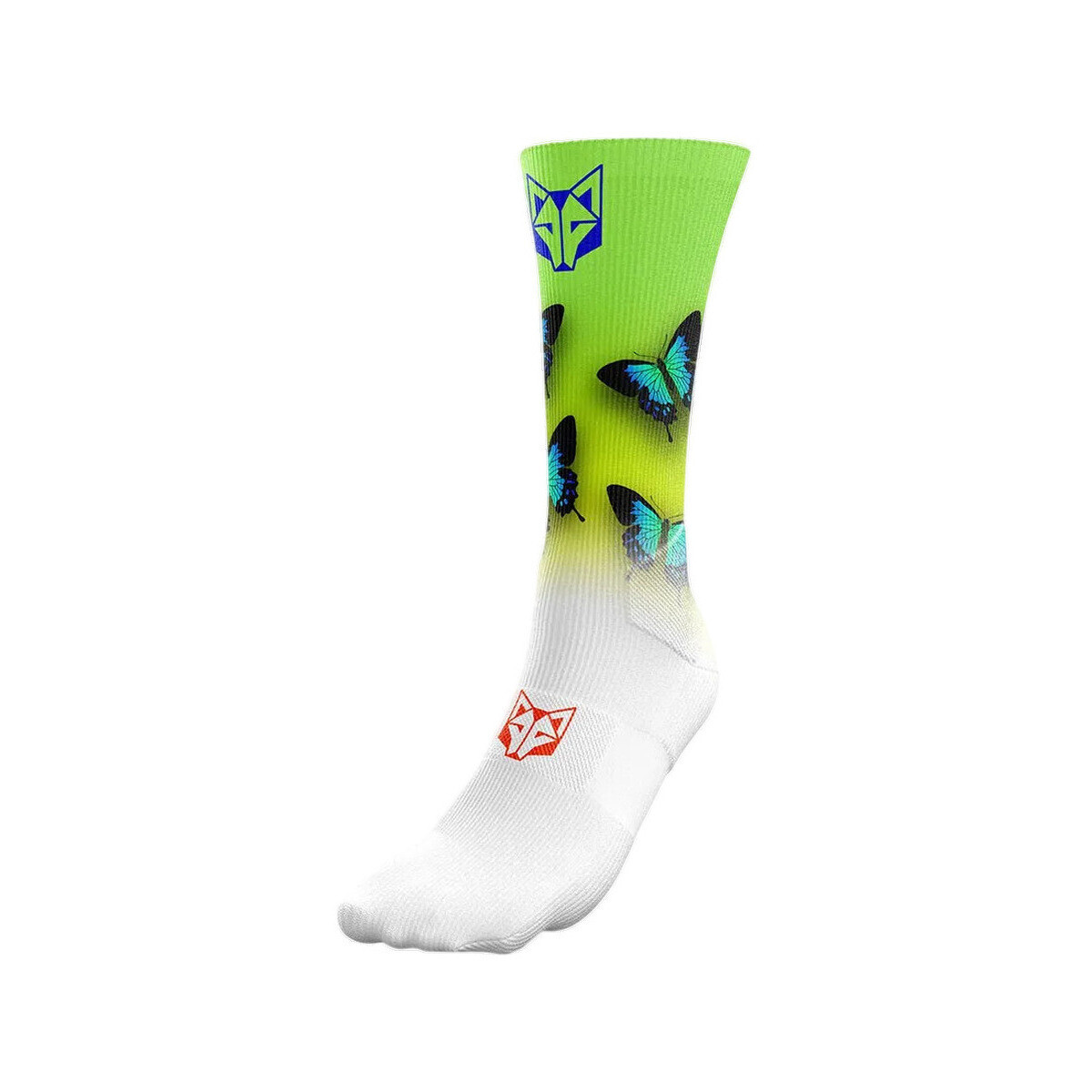 Otso  Chaussettes  Butterfly vert 95% Polyamide  Zelená