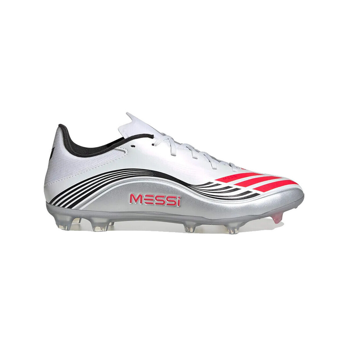 adidas  Bottines  F50 Messi League FG/MG synthétiques  Bílá