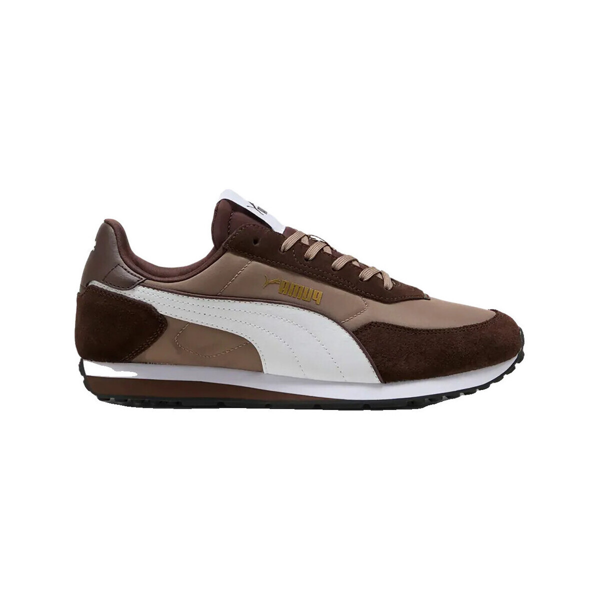 Puma  Baskets  St Miler Rise textile et suède  Hnědá