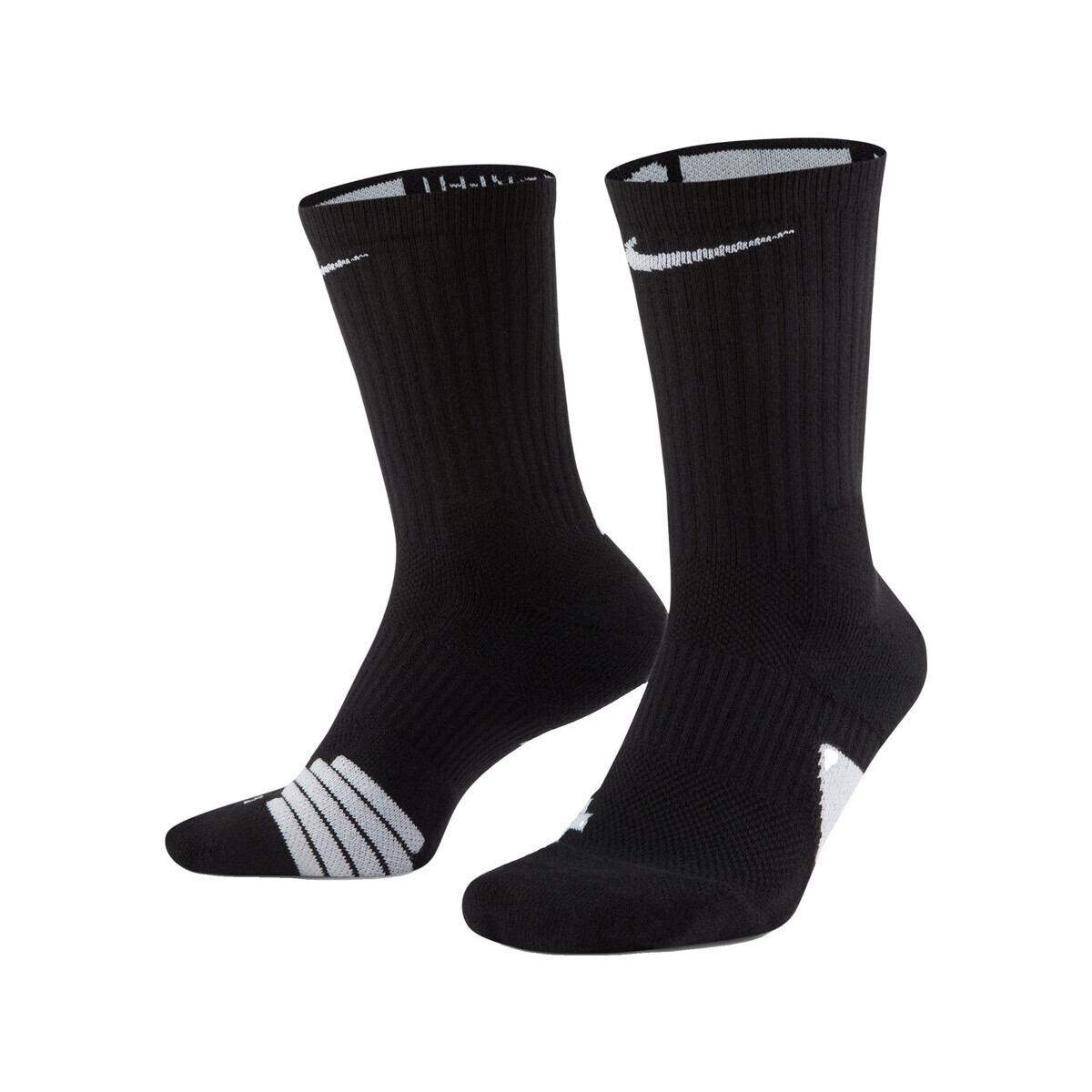 Nike  Chaussettes  elite crew noir/blanc  Černá
