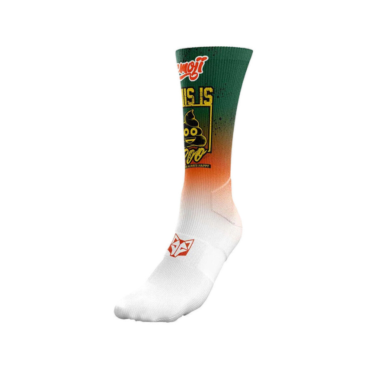Otso  Chaussettes  Emoji Be Like Poo blanc 67% polyamide  Bílá